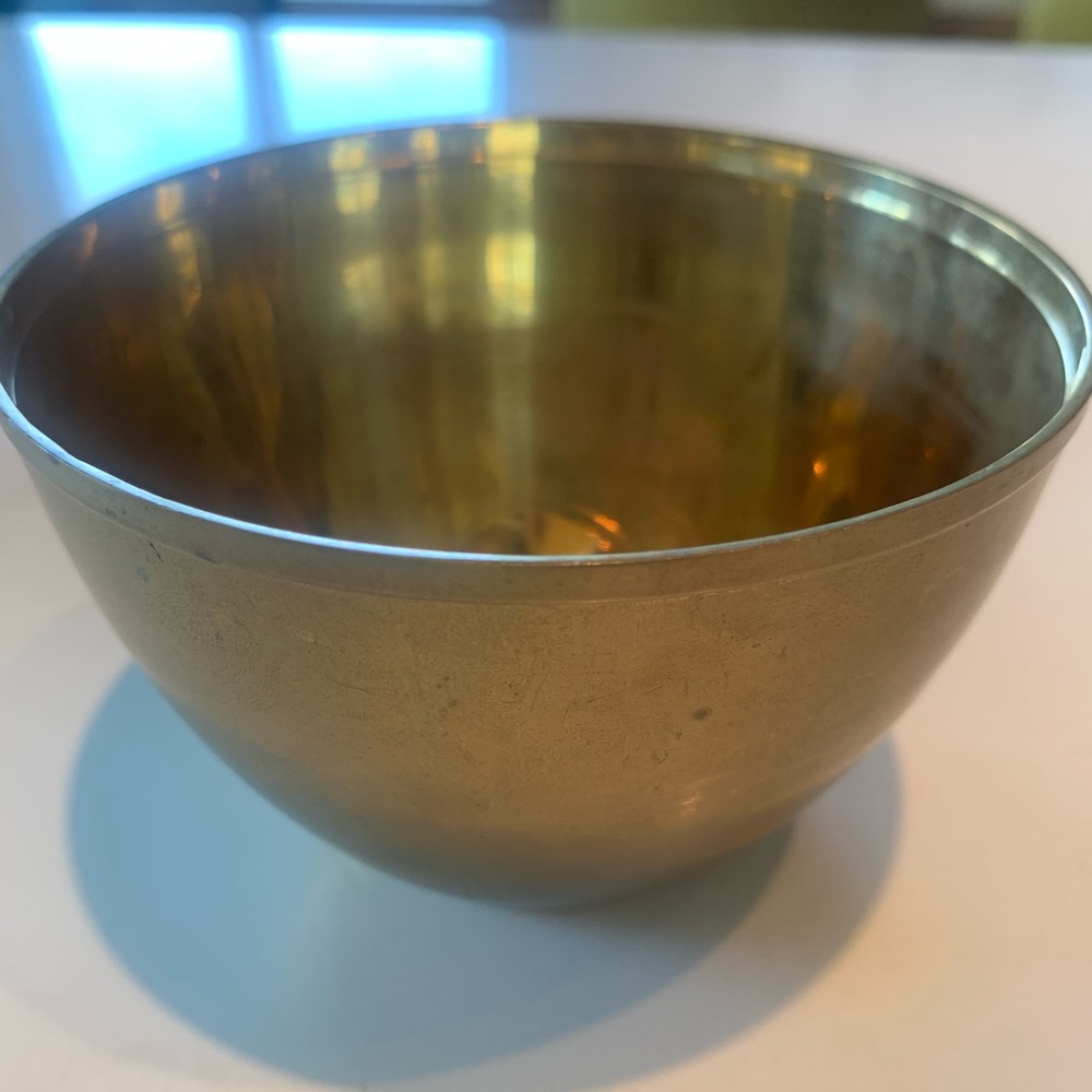 Vintage brass bowl Made in India